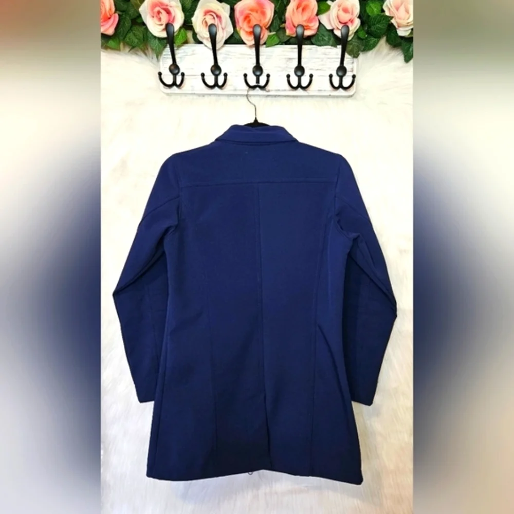 Northfield Women's Softshell Fleece Lined Navy Winter Jacket - Picture 3 of 8